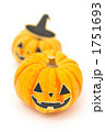 秋の行事ハロウィンのおばけカボチャ。