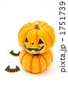 秋の行事ハロウィンのおばけカボチャ。