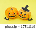 秋の行事ハロウィンのおばけカボチャ。