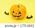 秋の行事ハロウィンのおばけカボチャ。