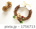 クリスマスオーナメントの松かさ