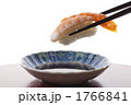 箸で摘むにぎり寿司
