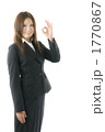OKサインの女性社員 OKサインの女性社員