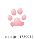 猫の肉球のイラスト
