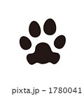 猫の足あとのイラスト