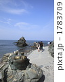 二見浦のカエルの像