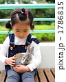 ウサギと子供