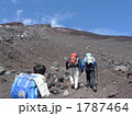 富士山登頂中に見かけたカップル。