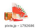 七五三の扇子と箱迫