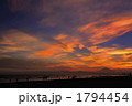 鵠沼　富士山夕景