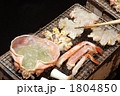 調理中の焼きガニ
