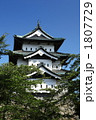 夏の弘前城　(天守閣)