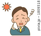 日射病気味のビジネスマン