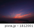 夕焼け染まる瀬戸内海