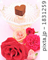 バレンタインと赤い薔薇。