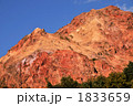 夕陽に染まる昭和新山