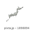 ステンレス・立体日本地図