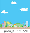 郊外の町並みイラスト