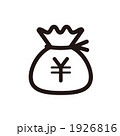 ドル袋（円）のピクトグラム