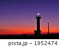 飯岡灯台の夕暮れ