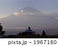 富士山と娘