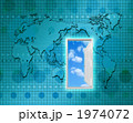 世界地図の中にある扉