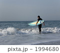 朝一の波へ・・・
