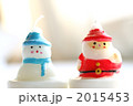 サンタと雪だるま
