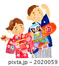 お正月の子どもたち