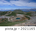 鶴ヶ池と山々