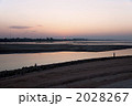 メコン川の夕陽