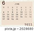 ２０１１年カレンダー６月