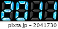 2011　デジタル数字 aqua