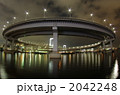 東京湾岸の夜景（レインボーブリッジ）