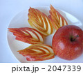 りんごの飾り切り