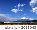 富士山と新幹線