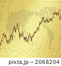 株価チャート／世界地図