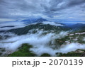 三川台付近の山岳風景