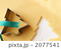 クッキー生地とクリスマスツリー