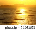 夕日染まる瀬戸内海