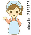 調理の女性イラスト