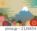富士山と花