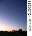 夕暮れの平城宮跡(第一次大極殿)