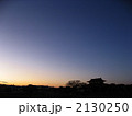 夕暮れの平城宮跡(第一次大極殿)