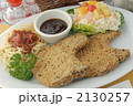 ポークチョップのパスタ添え