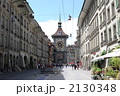 スイス・ベルン　世界遺産の旧市内　時計塔