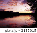 ババリア地方沼の夕焼け
