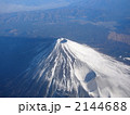 飛行機からの富士山