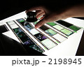 リバーサルフィルムをライトボックスで見る