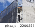 ペンキ塗り替え工事の足場